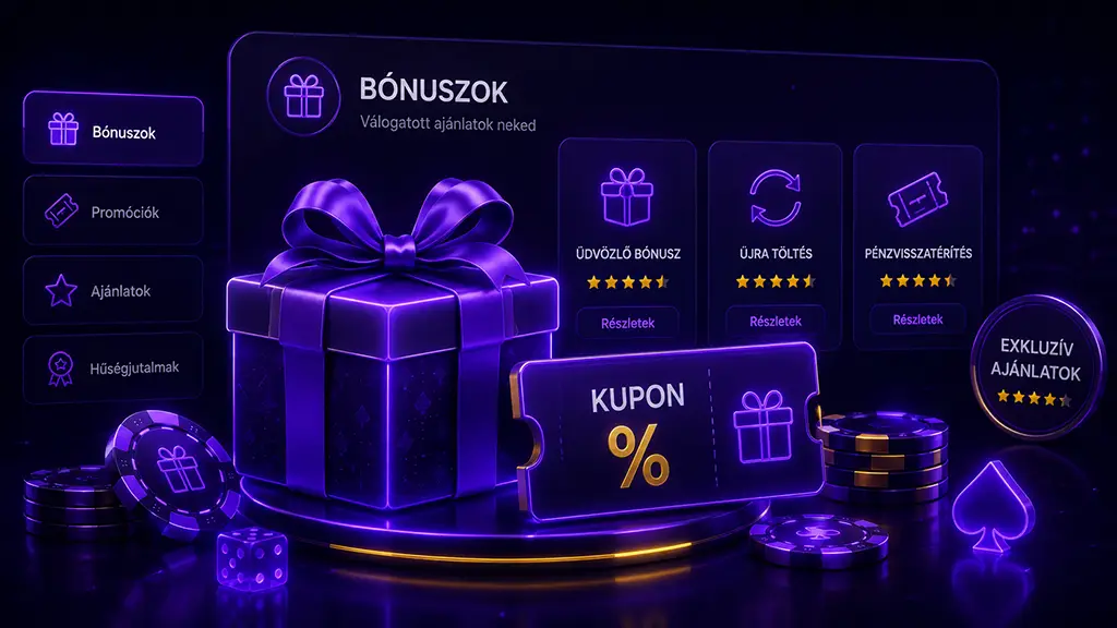 magyar online kaszinó bónuszok és promóciós ajánlatok