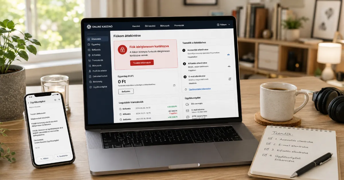 Mit tegyél, ha blokkolták az online kaszinó fiókodat?